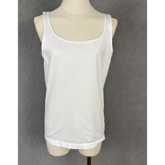 I.n.c. International Concepts Women's Seamless Layering Tank Top White Small NWT - Picture 1 of 11